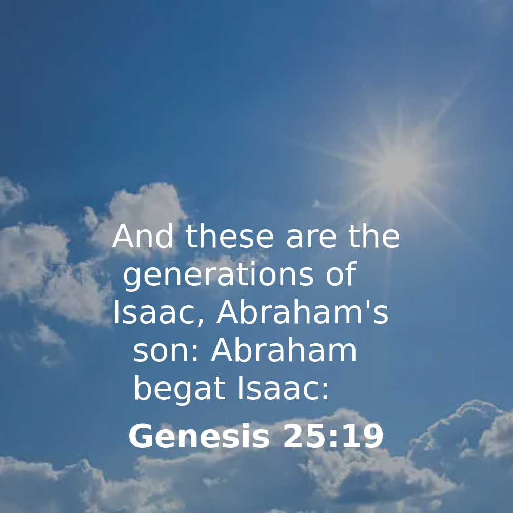 Genesis 25:19 - Bibleverses.net