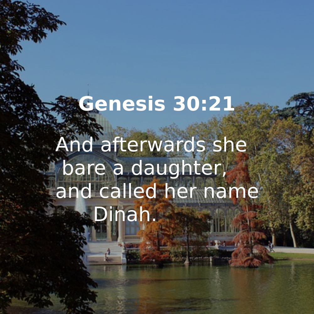 Genesis 30:21 - Bibleverses.net