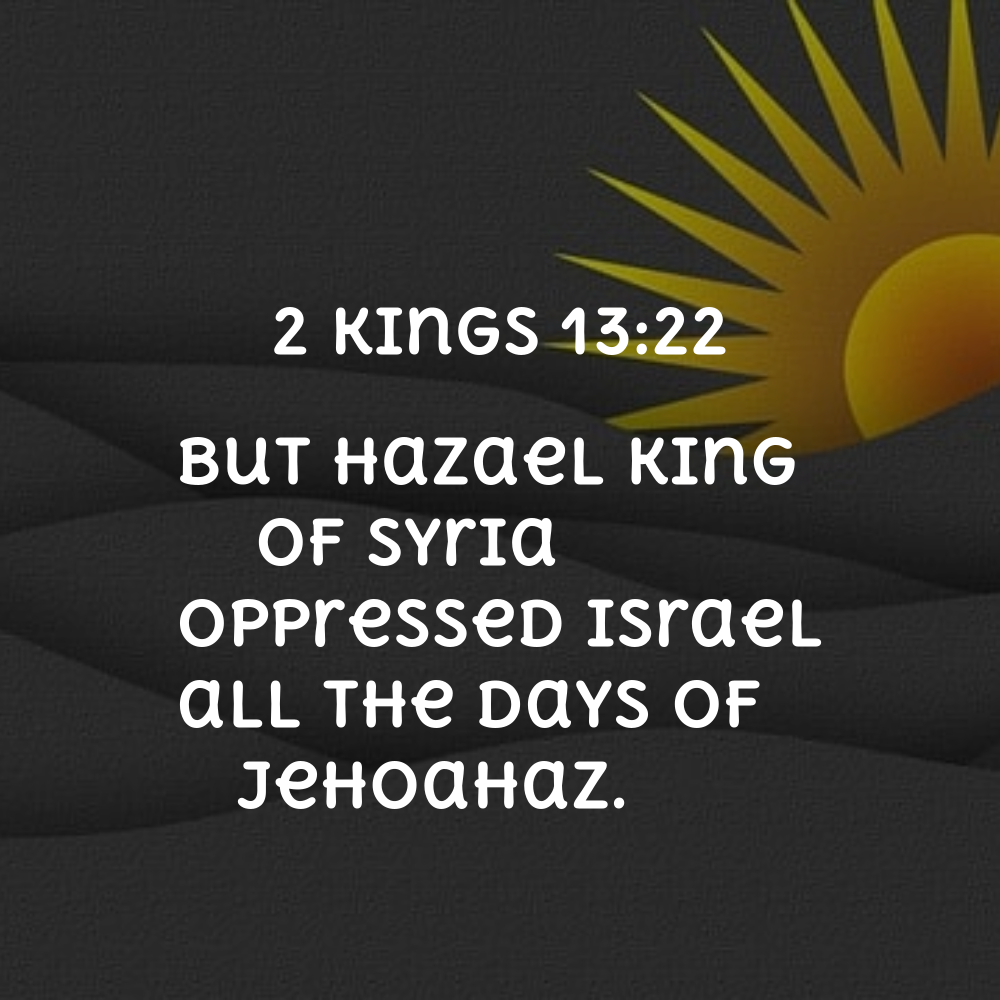 2 Kings 13:22 - Bibleverses.net