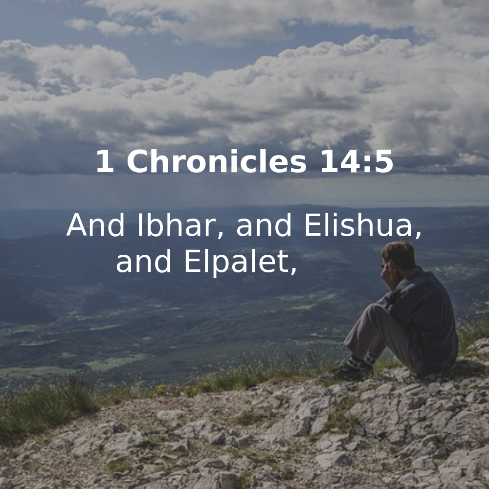 1 Chronicles 14:5 - Bibleverses.net