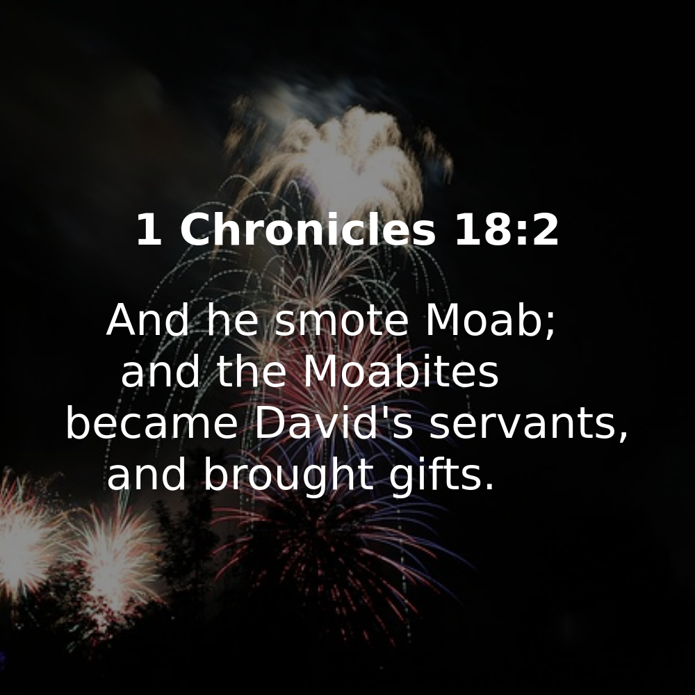 1 Chronicles 18:2 - Bibleverses.net