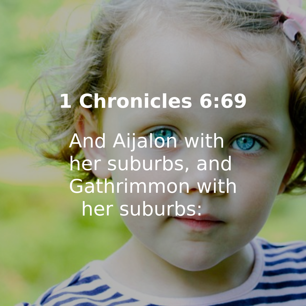 1 Chronicles 6:69 - Bibleverses.net