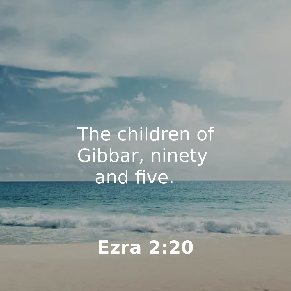 Ezra 2:20 - Bibleverses.net