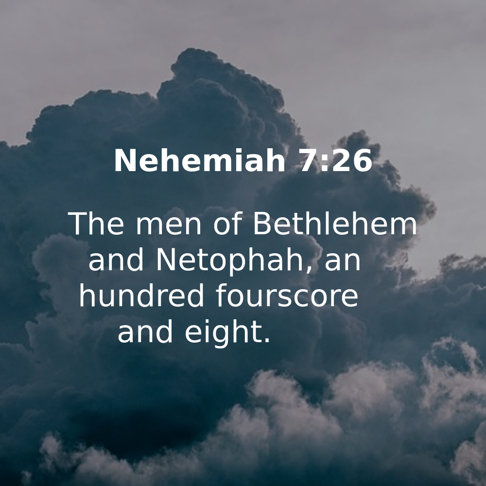 Nehemiah 7:26 - Bibleverses.net
