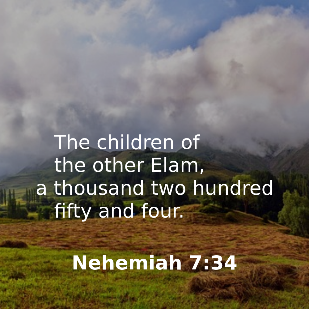 Nehemiah 7:34 - Bibleverses.net