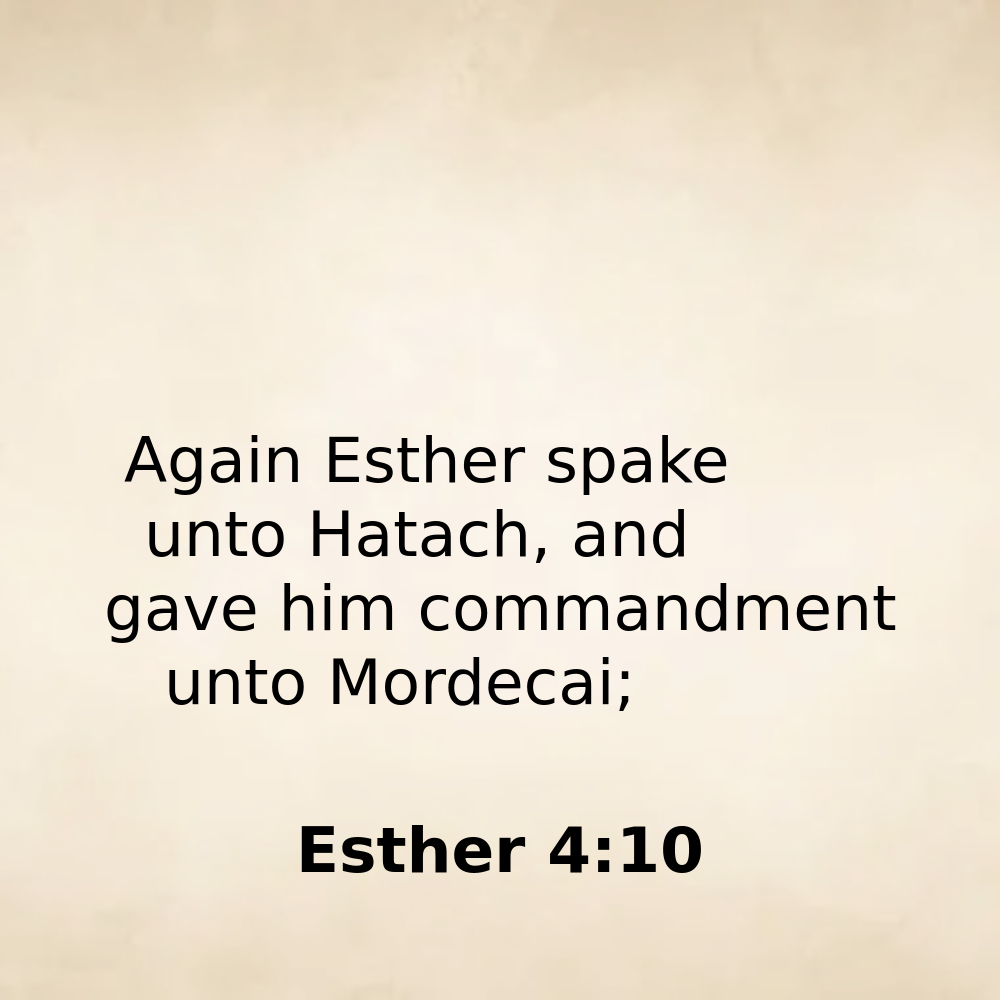 Esther 4:10 - Bibleverses.net