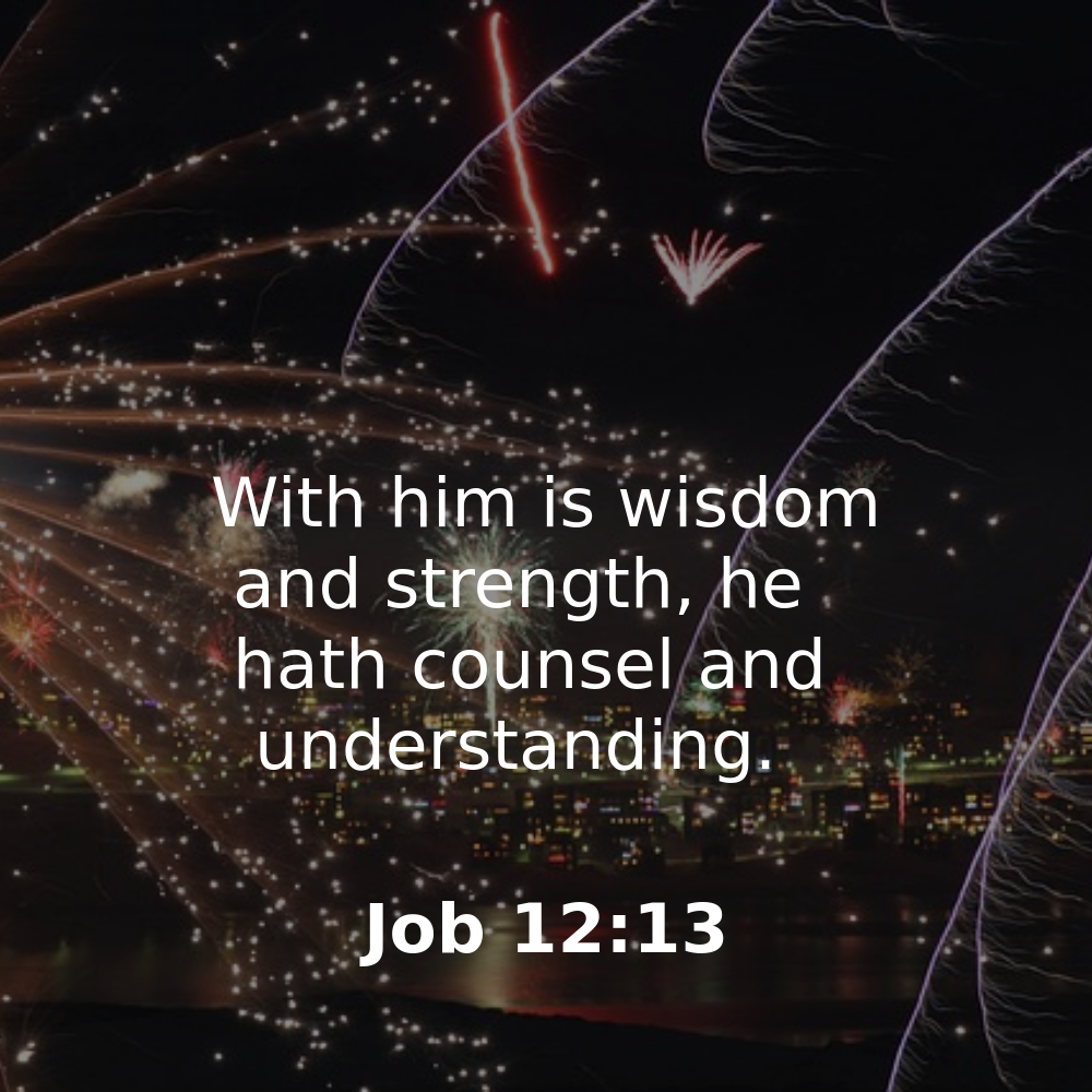 Job 12:13 - Bibleverses.net