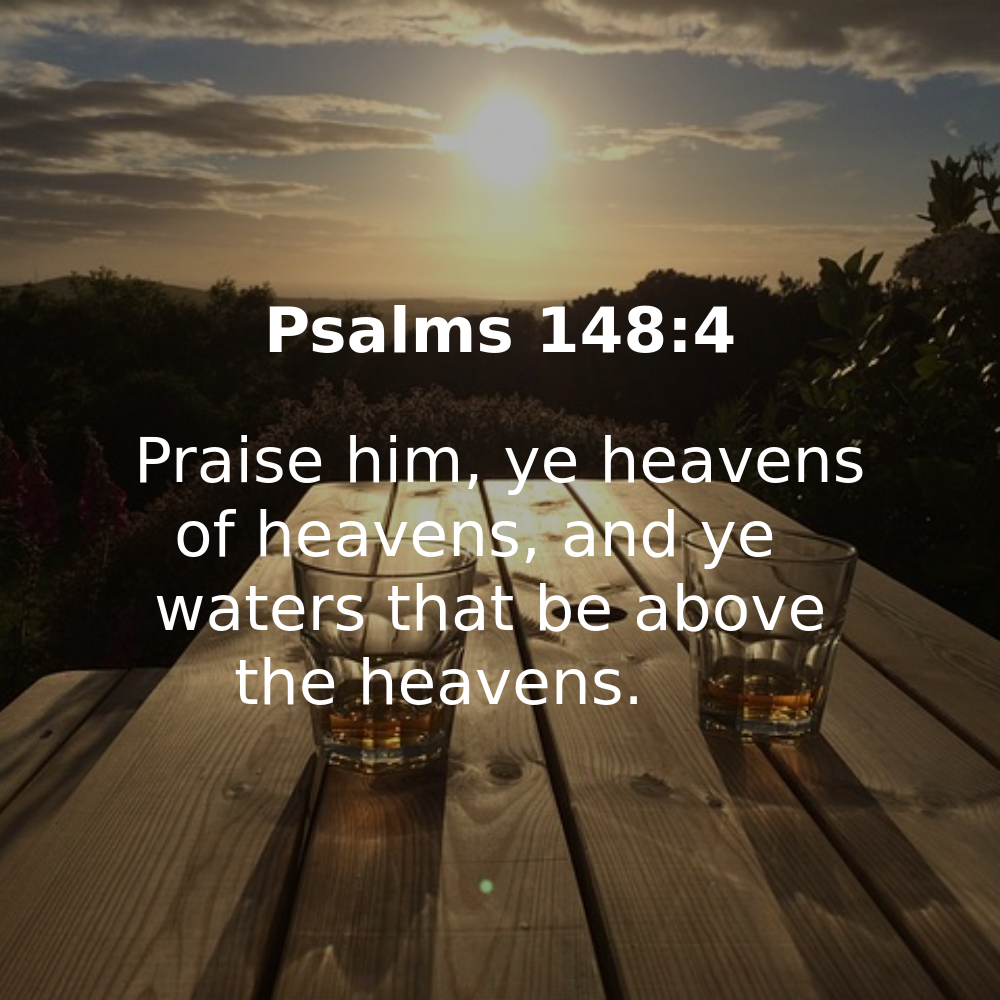 Psalms 148:4 - Bibleverses.net