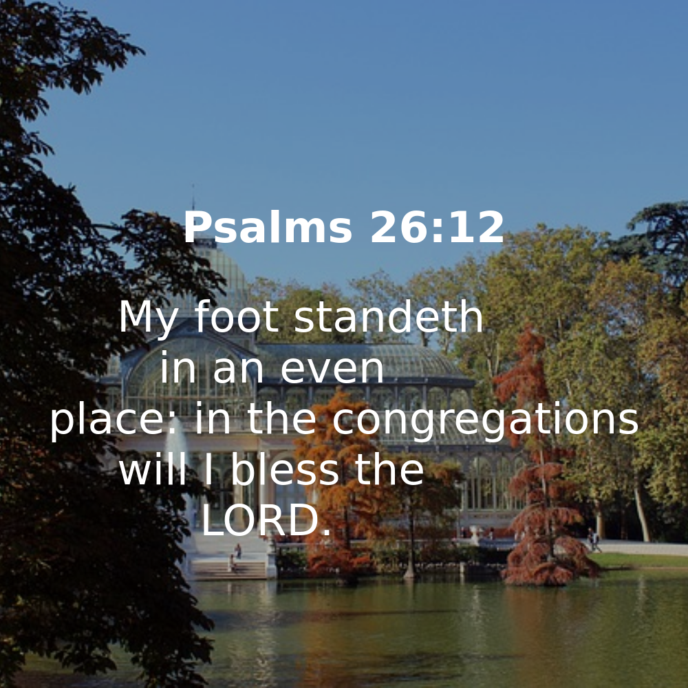 Psalms 26:12 - Bibleverses.net