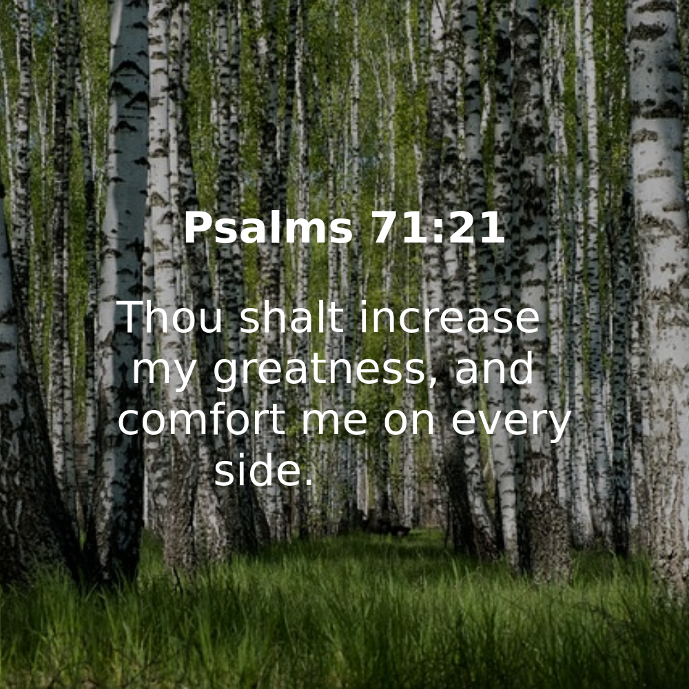 Psalms 71:21 - Bibleverses.net