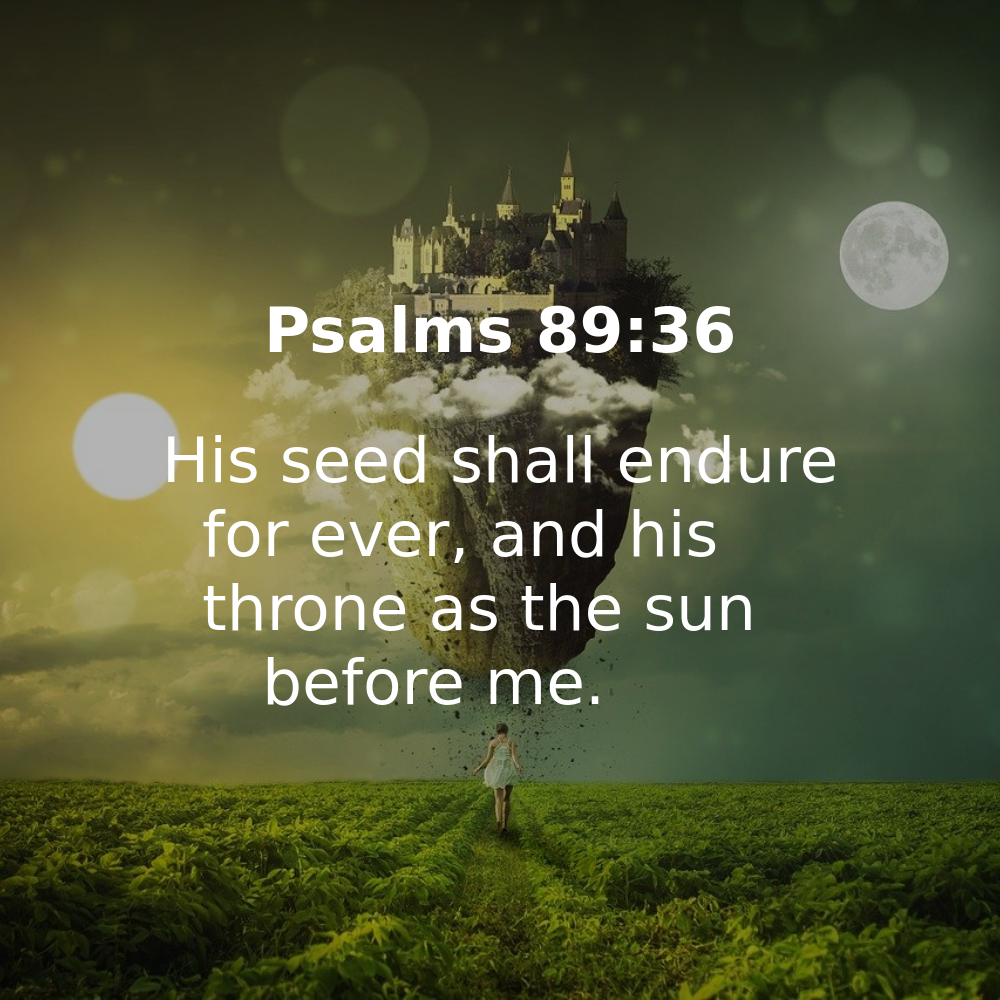 Psalms 89:36 - Bibleverses.net
