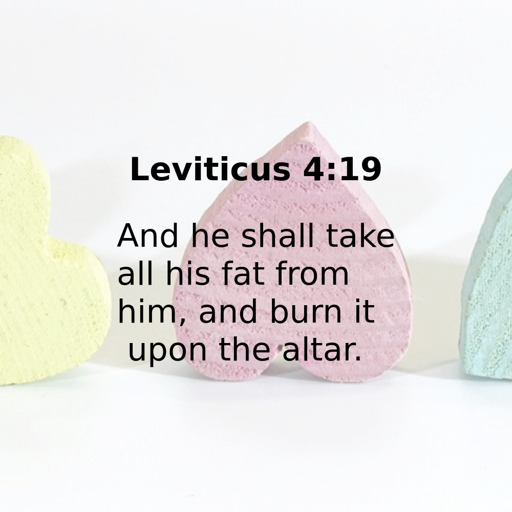 Leviticus 4:19 - Bibleverses.net