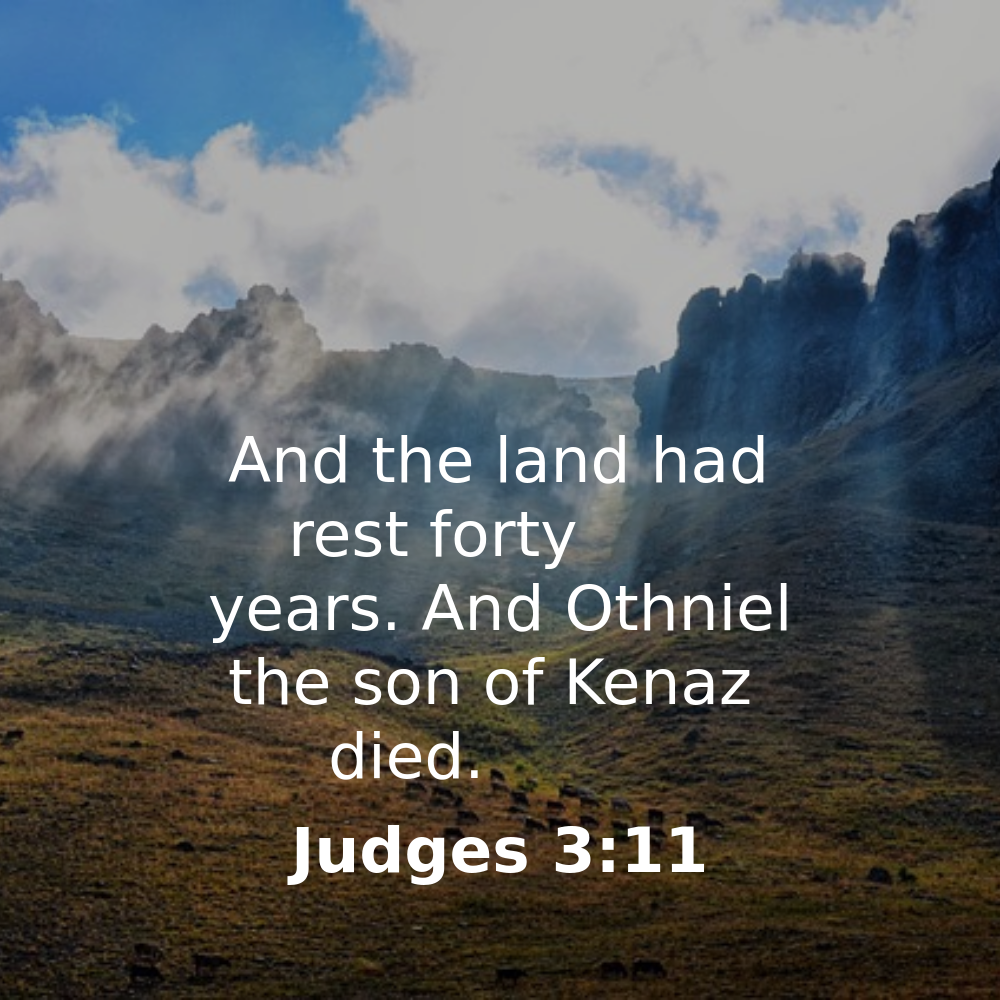 Judges 3:11 - Bibleverses.net