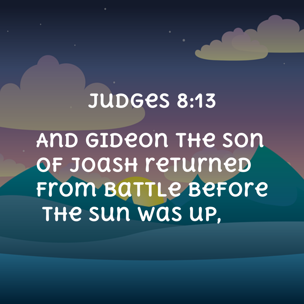 Judges 8:13 - Bibleverses.net