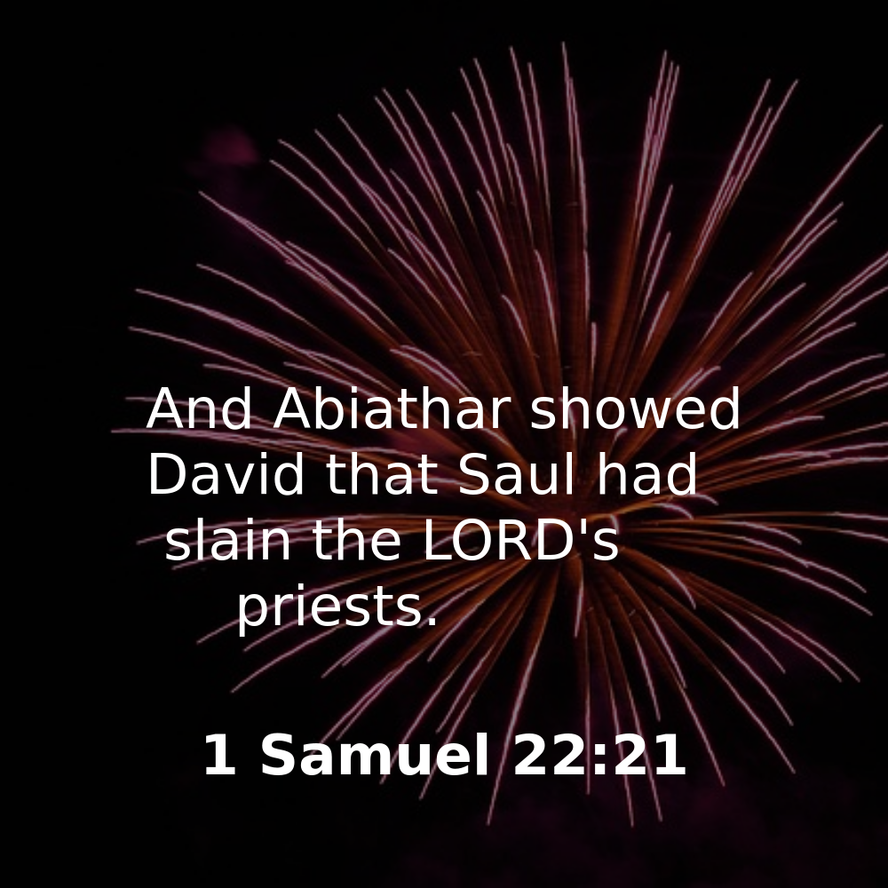 1 Samuel 22:21 - Bibleverses.net